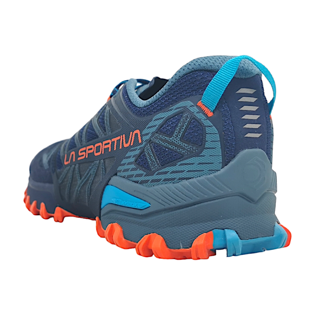 La Sportiva Bushido III ZFRS083-B43R22 Blau deep sea/tomato La Sportiva Bushido III ZFRS083-B43R22 Blau deep sea/tomato