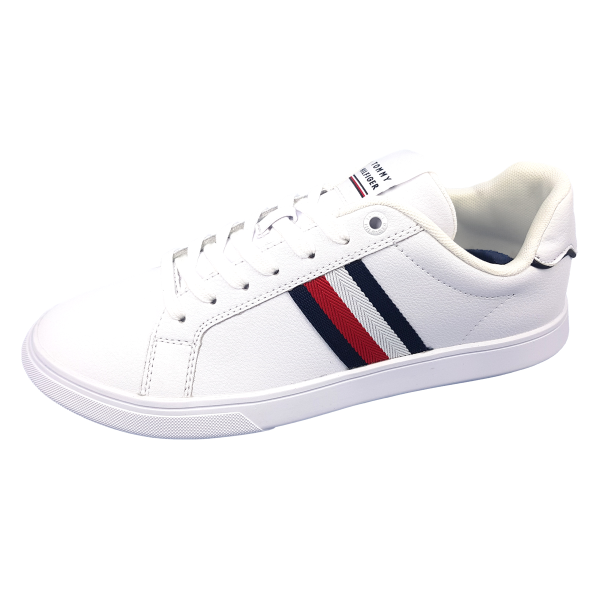 Tommy Hilfiger leather sneaker FM0FM04732 Weiß YBS white