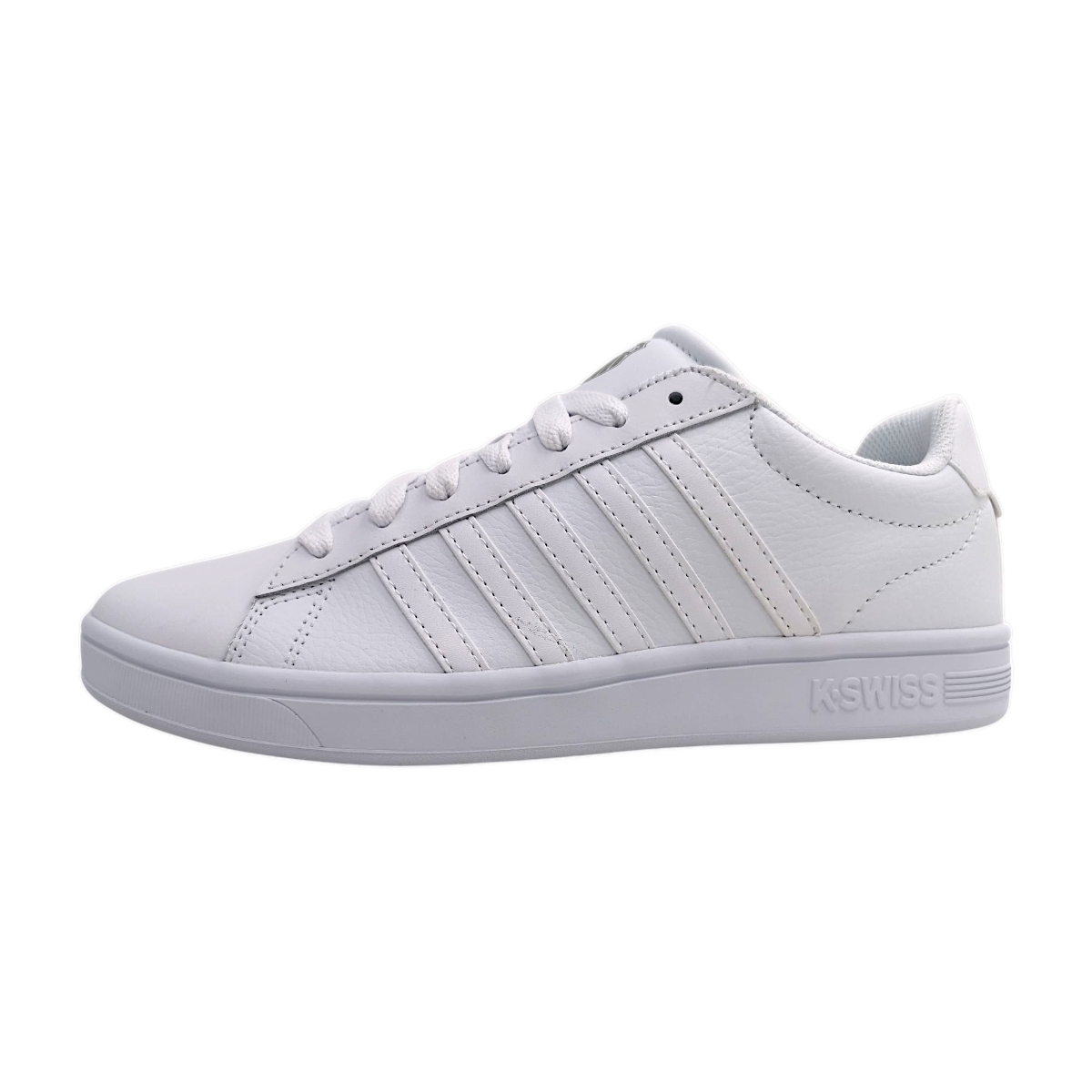 K-Swiss Court Tiebreak II Herrenschuhe sportlicher Schnürer Weiß Freizeit K-Swiss Court Tiebreak II Herrenschuhe sportlicher Schnürer Weiß Freizeit