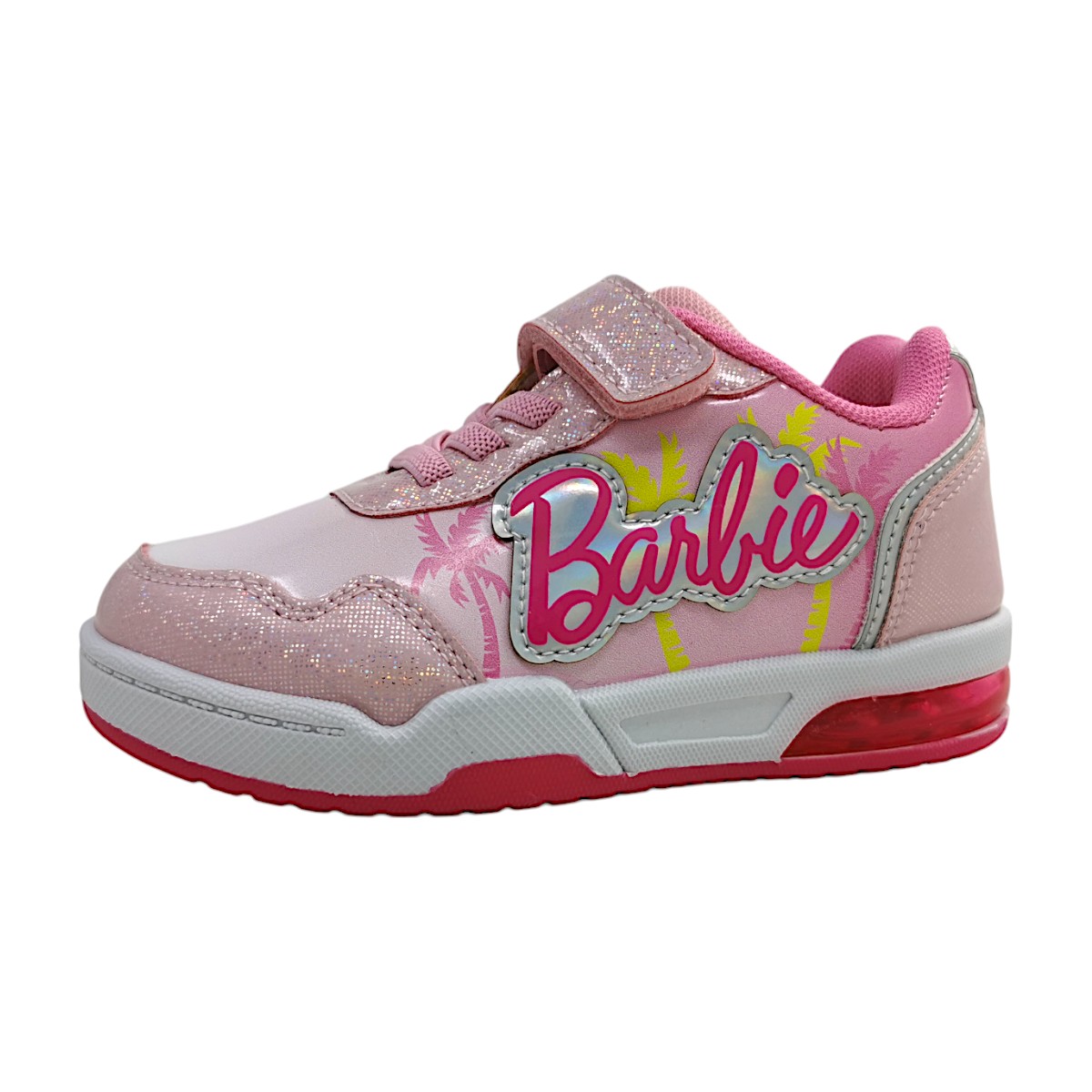 Leomil Kinderschuhe Mädchen Halbschuhe Klettschuh Rosa Freizeit