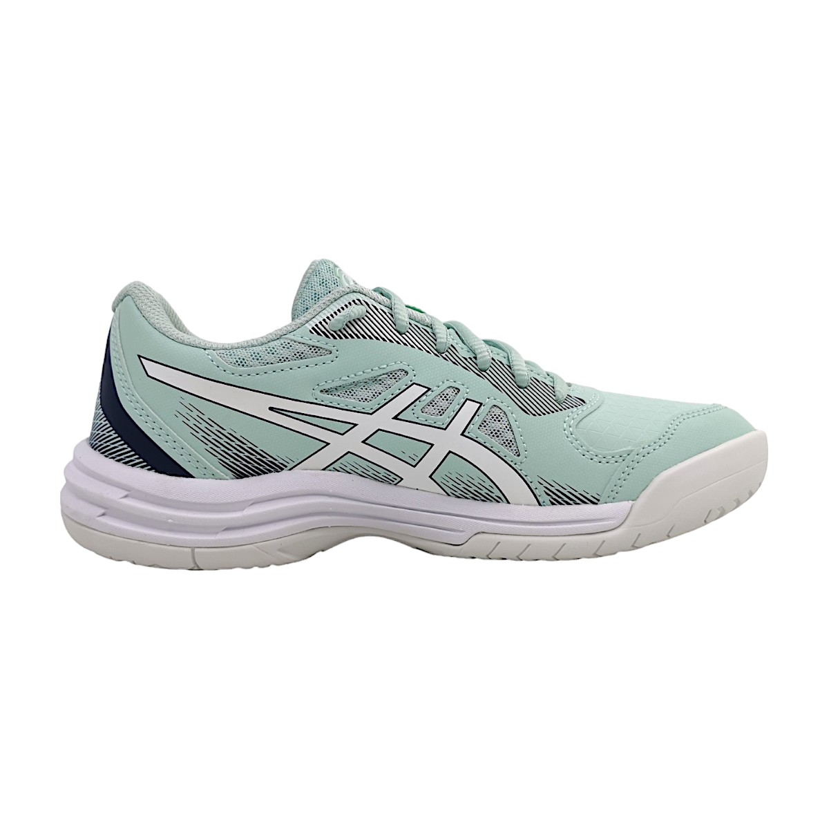 Asics COURT SLIDE 3 1042A209 Grün 402- Pale Blue/White