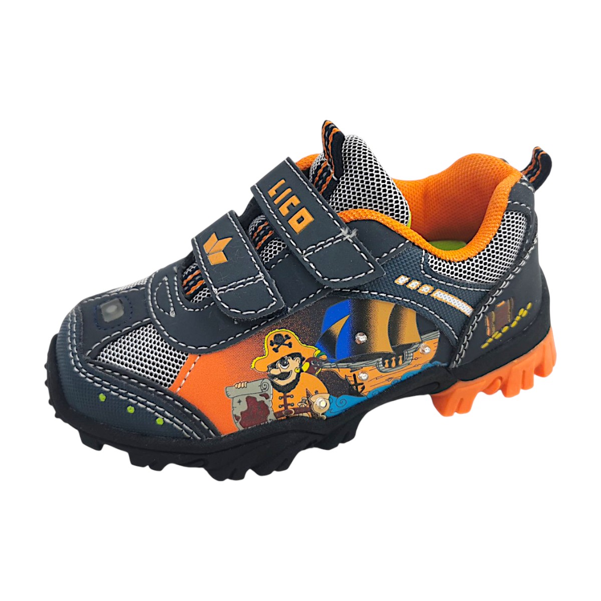 Lico Pirate V Blinky 300217-1230 Blau marine/orange