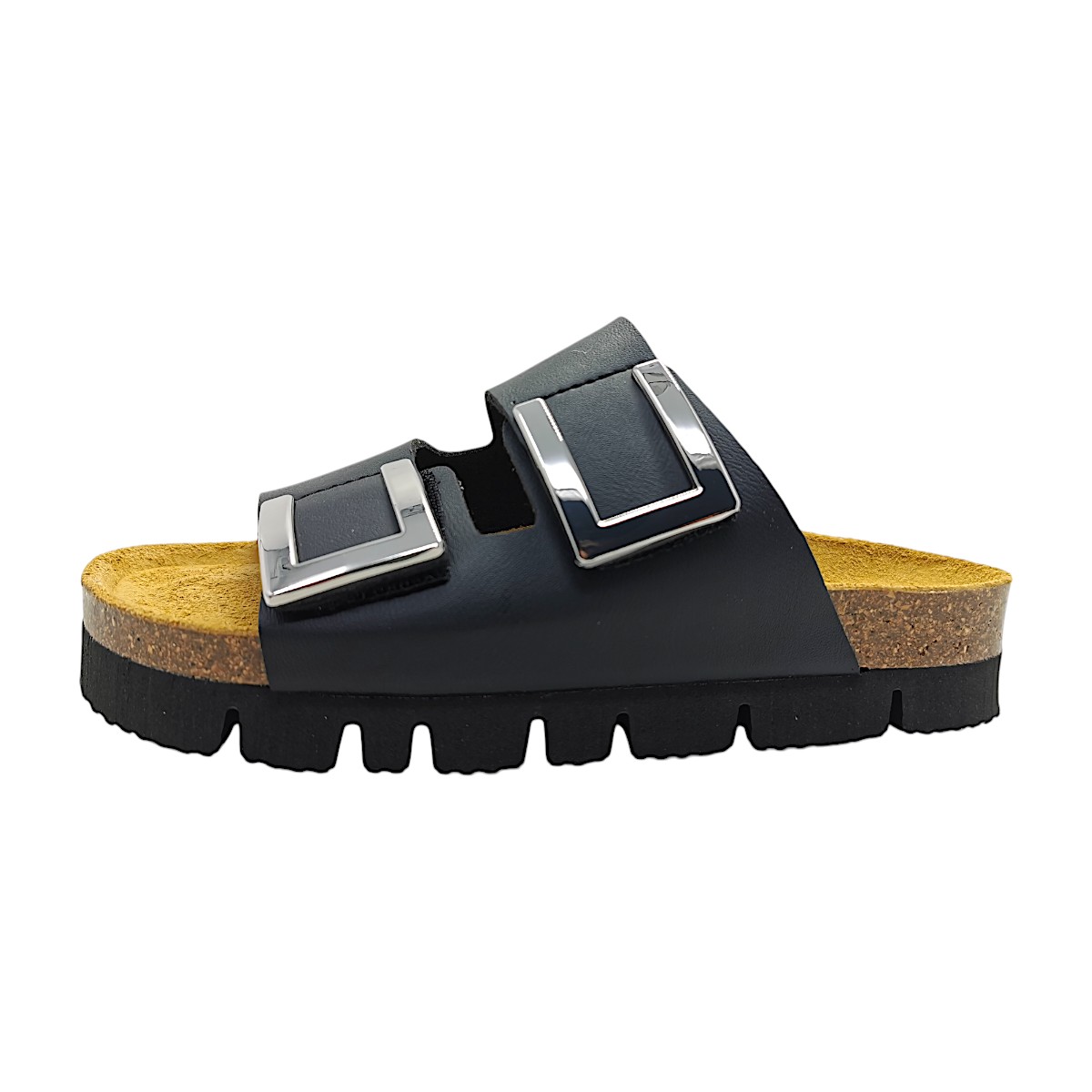 Dr. Brinkmann Damenschuhe Pantoletten Fußbett Schwarz Freizeit