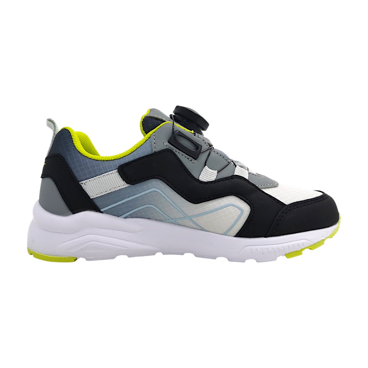 Lurchi Kinderschuhe Jungen Halbschuhe sportlicher Schnürer Schwarz Freizeit (black 00001, Größe 32 EU)