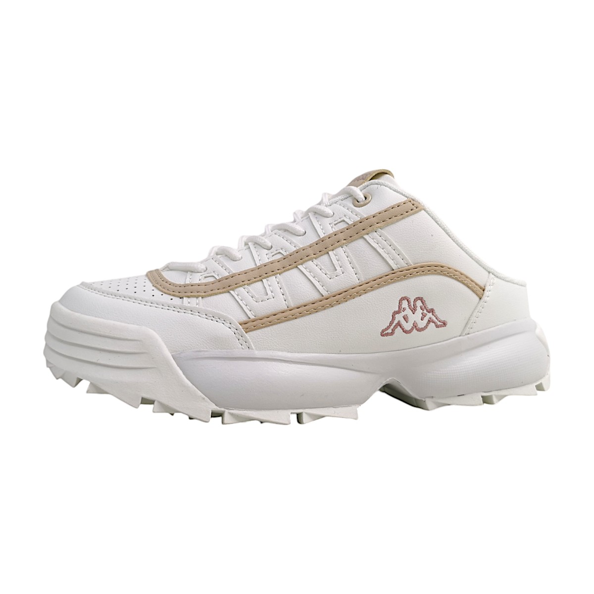 Kappa Damenschuhe Schnürschuhe Weiß Freizeit