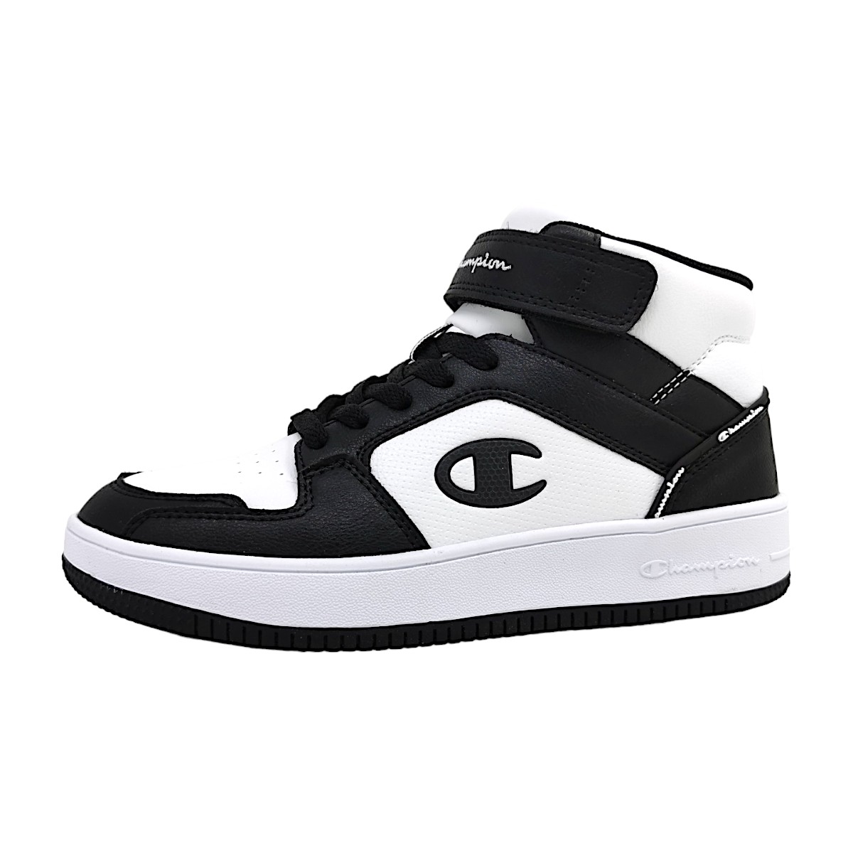 Champion REBOUND 2.0 MID B GS Mid Kinderschuhe Jungen Stiefel Klett Weiß Champion REBOUND 2.0 MID B GS Mid Kinderschuhe Jungen Stiefel Klett Weiß