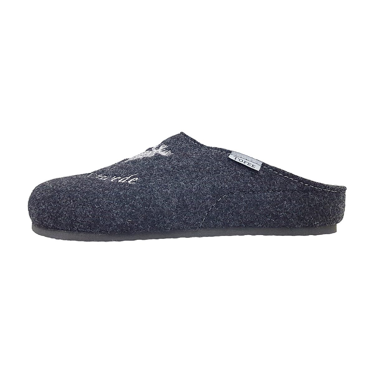 Tofee Herrenschuhe Hausschuhe Schwarz Freizeit