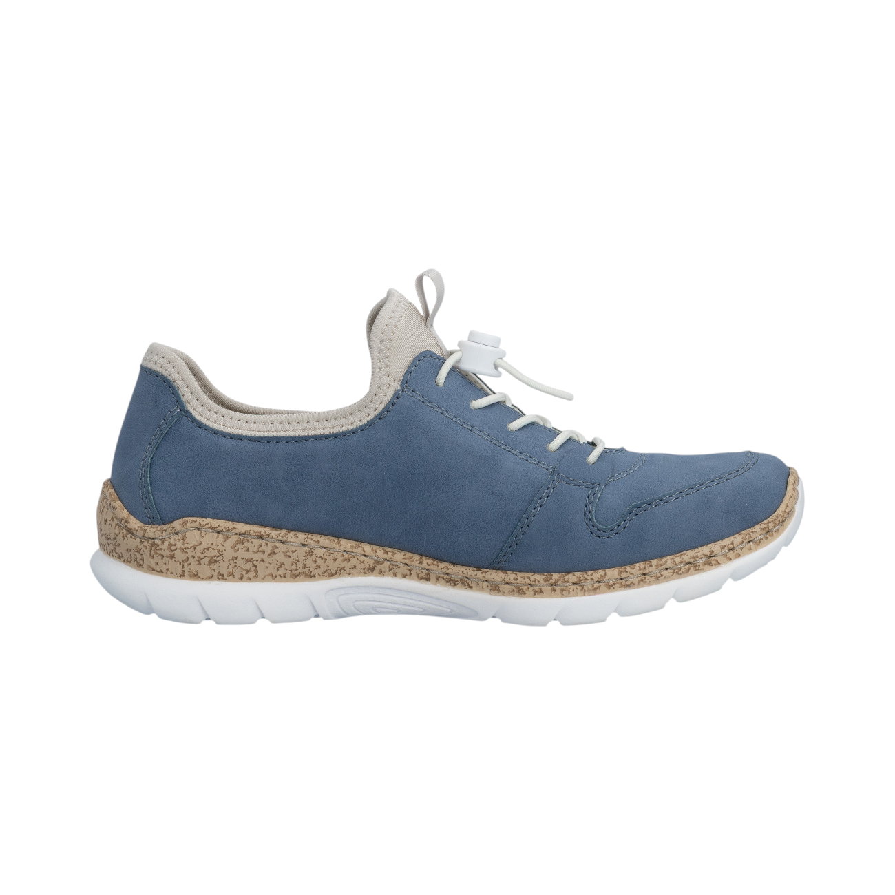 Rieker N42G0-14 Blau indigo/perlcreme
