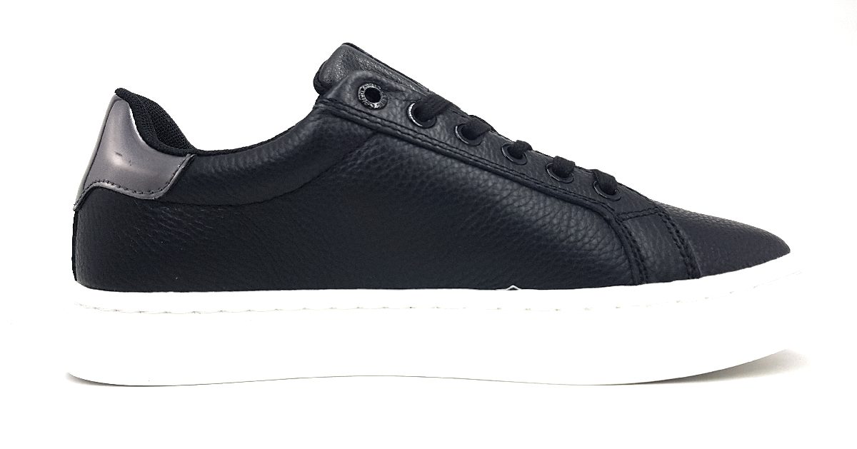 Calvin Klein Cupsole Flatform YW0YW0775 Schwarz 0GP black/ silver
