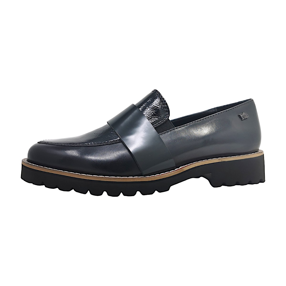 regarde le ciel Damenschuhe Halbschuhe Slipper Schwarz Freizeit