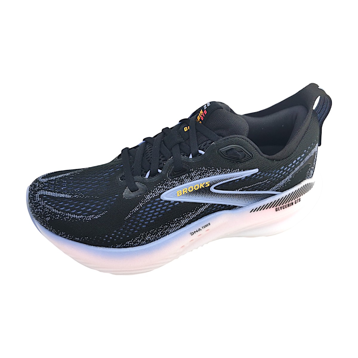Brooks Gycerin GTS 22 1204351B Schwarz black/blue/orange 088 Brooks Gycerin GTS 22 1204351B Schwarz black/blue/orange 088