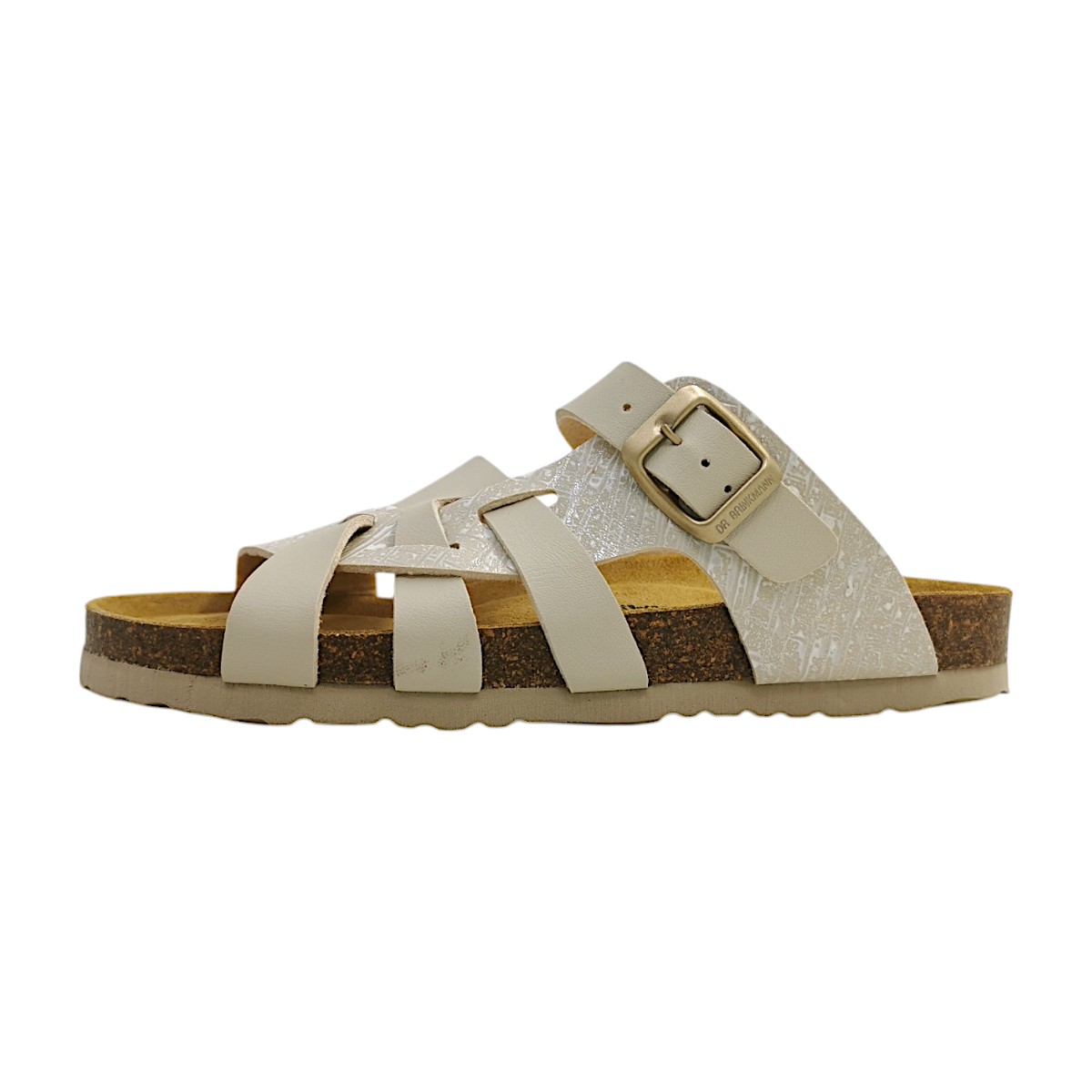 Dr. Brinkmann Damenschuhe Pantoletten Fußbett Beige Freizeit